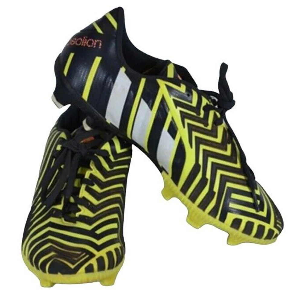 ADIDAS‎ Predator Absolion Instinct FG Soccer Cleats *Yellow Black White* Men's 7